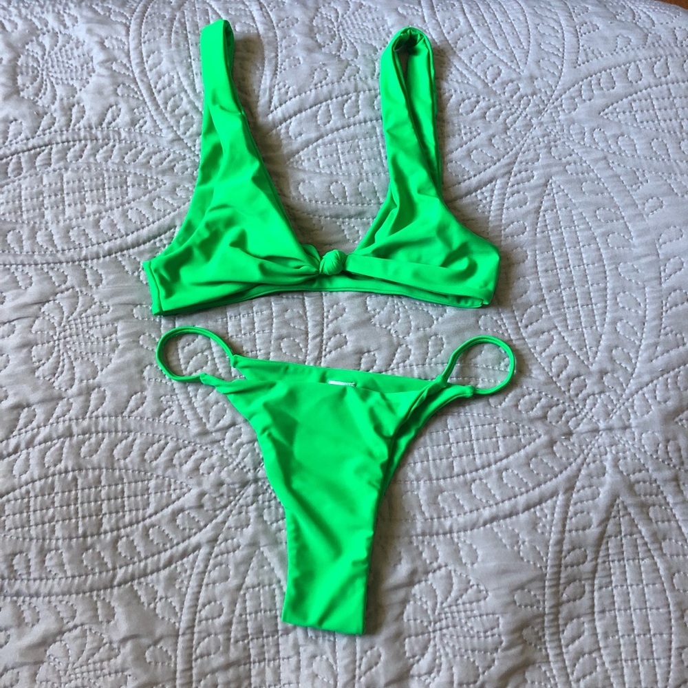 Cheeky Australian Green Bikini